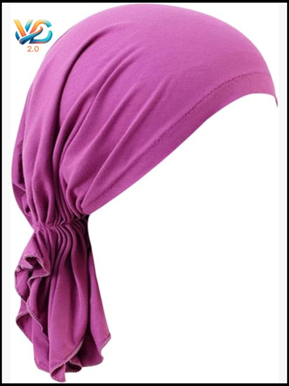 Pre-Tied Slip On Headwrap Soft Turban Beanie Hat Chemo Headwear for Women